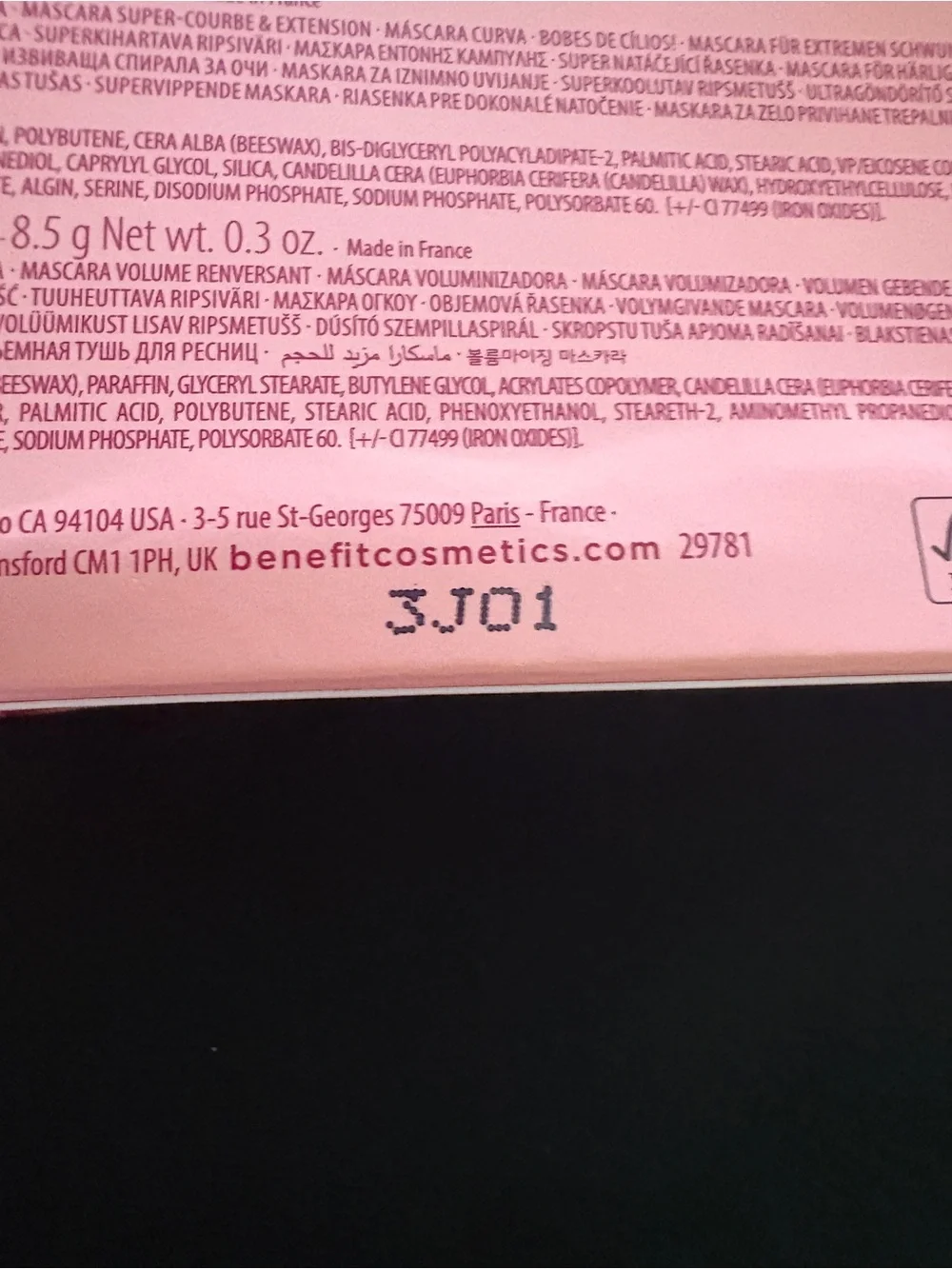 Benefit get two